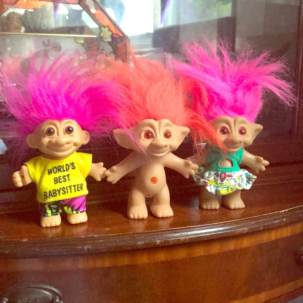 Three trolls. Collectibles. Vintage